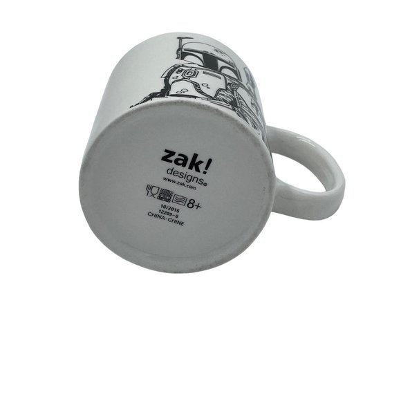 Luke Skywalker Star Wars Coffee Mug Cup 12 oz Black & White - Picture 4 of 8